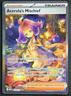 ✨Pokemon - Acerola's Mischief - 183/132 - SIR - Mega Evolution - NM✨ - Image 1
