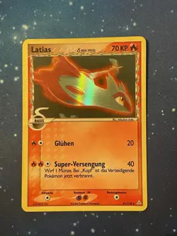 2006 Pokemon LATIAS HOLO EX HOLON PHANTOMS Excellent - Good DEUTSCH 21/110 Delta - Image 1