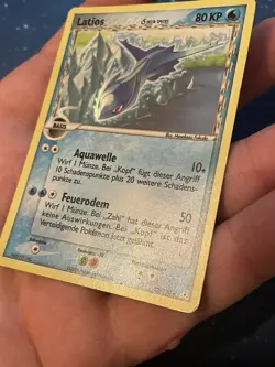 2006 Pokemon LATIOS HOLO EX HOLON PHANTOMS Excellent - Good DEUTSCH 22/110 Delta - Image 3