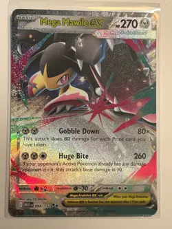 Pokemon TCG Mega Mawile ex 094/132 Mega Evolution Double Rare Holo NM - Image 1