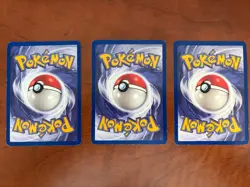 Lot of 3 Pokemon Squirtle Base Set 2 93/130 - MP - Original WOTC Vintage - Image 2