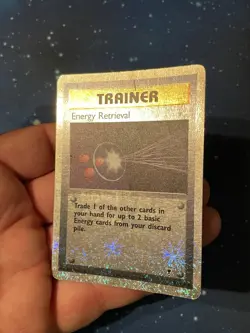 2002 Pokemon ENERGY RETRIEVAL 107/110 Firework Reverse Holo Excellent WOTC ENG - Image 2