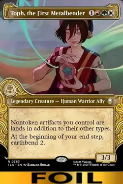 1x - Toph, the First Metalbender - FOIL SHOWCASE - Avatar: The Last Airbender - Image 1