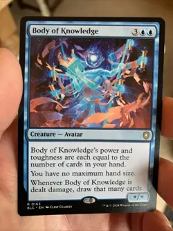 Body of Knowledge MTG Magic the Gathering Card NM Near Mint BLC - Image 1