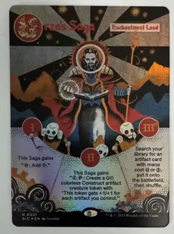 Magic The Gathering Foil Urza’s Saga MTG Secret Lair Encyclopedia of Magic - Image 1