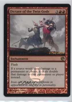 Dictate of the Twin Gods (Prerelease Promo) Foil Magic: Journey into Nyx #93 - Image 1