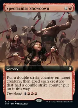 1 x Spectacular Showdown - Extended Art - Commander Legends: Battle for Baldur's - Image 1