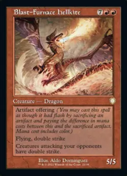 1 x Blast-Furnace Hellkite - Commander: The Brothers' War - NM-Mint - MTG - Image 1