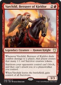 1 x Varchild, Betrayer of Kjeldor - Commander 2018 - NM-Mint - MTG - Image 1