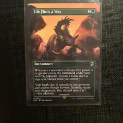 MTG Life Finds a Way BORDERLESS Jurassic World Collection 0005 NM - Image 1