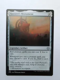 MTG Hazoret's Monument (DMC) Commander: Dominaria United Regular Uncommon 183 - Image 1