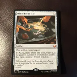 x1 White Lotus Tile M MTG Avatar: The Last Airbender M/NM, English - Image 1