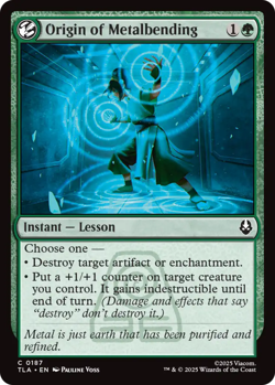 x4 Origin of Metalbending - Foil C MTG Avatar: The Last Airbender M/NM, English - Image 1