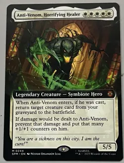 MTG Marvel’s Spider-Man Anti-Venom Legendary Creature MYTHIC REGULAR #0244 - Image 1