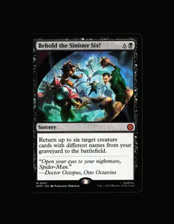 MTG: Behold the Sinister Six! #51 M Normal NM Marvel's Spider-Man - Image 1