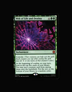 MTG: Web of Life and Destiny #122 M Normal NM Marvel's Spider-Man - Image 1