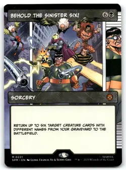 Behold the Sinister Six! (Borderless) Marvel's Spider-Man Regular #221 - Image 1