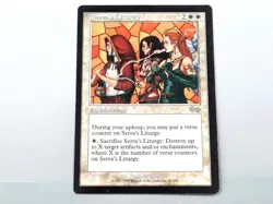 MTG - URZA'S SAGA (BB/'98) - SERRAS LITURGY (049) - SERRA'S L./RARE/NEVER PL./NM - Image 1