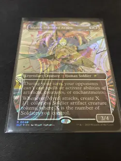 Myrel, Shield of Argive Halo Foil Encyclopedia Of Magic MTG 0040 - Image 2