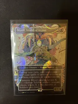 Myrel, Shield of Argive Halo Foil Encyclopedia Of Magic MTG 0040 - Image 3