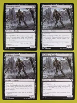 Hobbling Zombie x4 Innistrad: Midnight Hunt 4x Magic the Gathering MTG - Image 1