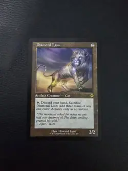 Diamond Lion (Retro Frame) Modern Horizons 2 Regular MTG NM Magic Card - Image 1