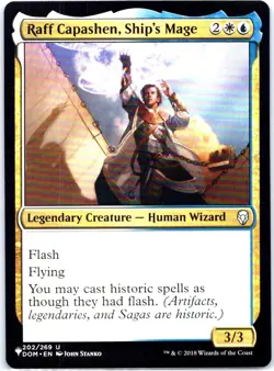 #202 Raff Capashen, Ship's Mage Prerelease Cards Uncommon - Image 1