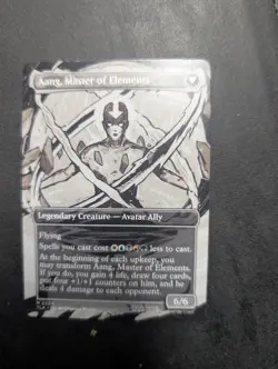 Avatar Aang (Borderless) Avatar: The Last Airbender MTG Magic Single - Image 2