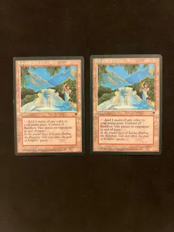 Rainbow Vale x2 [Fallen Empires] Magic MTG Cards LP - Image 1