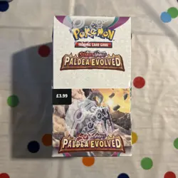 Pokemon TCG Paldea Evolved Half Booster Box (18 Booster Packs) - SEALED - Image 1
