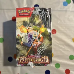 Pokemon TCG Paldea Evolved Half Booster Box (18 Booster Packs) - SEALED - Image 4