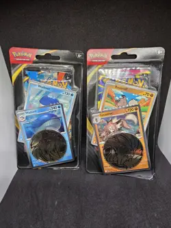 Set Of 2 Pokemon Mega Evolution Premium Checklane Blisters Brand New Sealed - Image 1