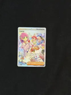 Pokemon Stellar Crown Lacey Trainer 172/142 SIR Holo NM - Image 1