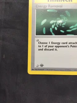 Pokemon Cards: Base Set 1st Edition Common: Energy Removal 92/102 - Image 5