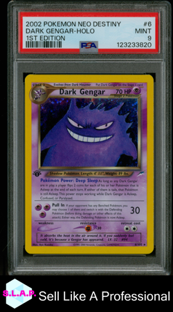 DARK GENGAR-HOLO 1ST EDITION POKEMON NEO DESTINY 2002 6 PSA 9 - Image 1