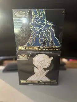 Mega Evolution Pokemon Center ETBs Set of 2! Factory Sealed! New - Image 1