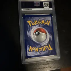 1999 Pokemon fossil #46 Geodude Psa 8 - Image 2