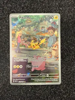 2023 Pokemon Pikachu Illustration Rare 173/165 SV 151 English Near Mint - Image 1