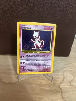 Mewtwo Holo #10/102 Base Set LP/Lightly Played Pokemon 1999 - Image 1