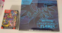 Pokemon TCG Phantasmal Flames ETB Elite Trainer Box PLUS Booster Bundle - Image 1
