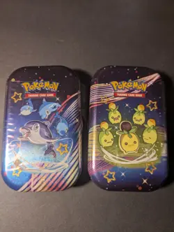 Paldean Fates Mini Tins 2- Sealed -Pokemon Cards - (2 Tins, 4 Packs) - Set #1 - Image 1
