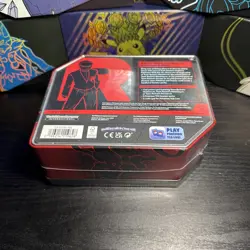 Pokemon TCG Scarlet & Violet Destined Rivals Team Rocket Tin - Mewtwo - Sealed - Image 2