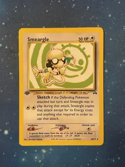 2001 Pokemon SMEARGLE 1ST EDITION Neo Discovery 30/75 Near Mint Englisch Selten - Image 1