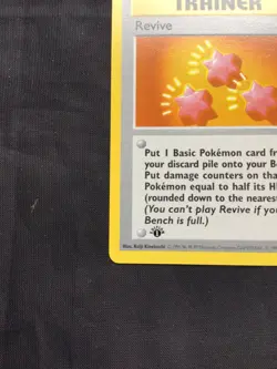 Pokemon Cards: Base Set 1st Edition Uncommon: Revive 89/102 - Image 5