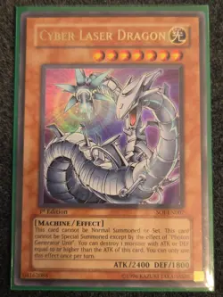 Cyber Laser Dragon SOI-EN007 - Ultra Rare - Near Mint 1st Edition YuGiOh! TCG - Image 1
