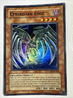 Cyberdark Edge | LP Unlimited Super Rare Cyberdark Impact CDIP-EN002 Yugioh - Image 1