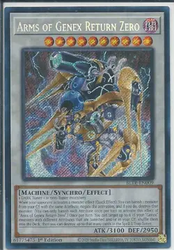 Yugioh! Arms of Genex Return Zero - BLTR-EN009 - Secret Rare - 1st Edition Near - Image 1