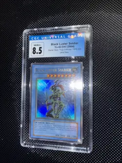 CGC 8.5 YUGIOH 2004 Black Luster Soldier SYE-024 Ultra Rare Unlimited - Image 1
