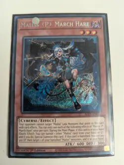 Maliss P March Hare ALIN-EN023 Secret Rare Near Mint 1st Edition Yugioh - Image 1
