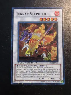 Yu-Gi-Oh! DUEL TERMINAL PARALLEL SUPER RARE JURRAC VELPHITO DT03-EN037 NM - Image 1